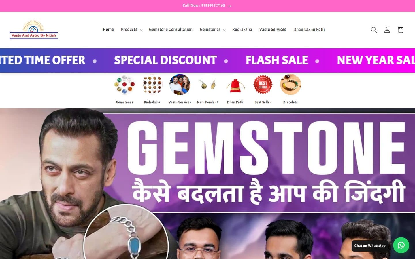 Homepage of True Gems Kart (truegemskart.in)