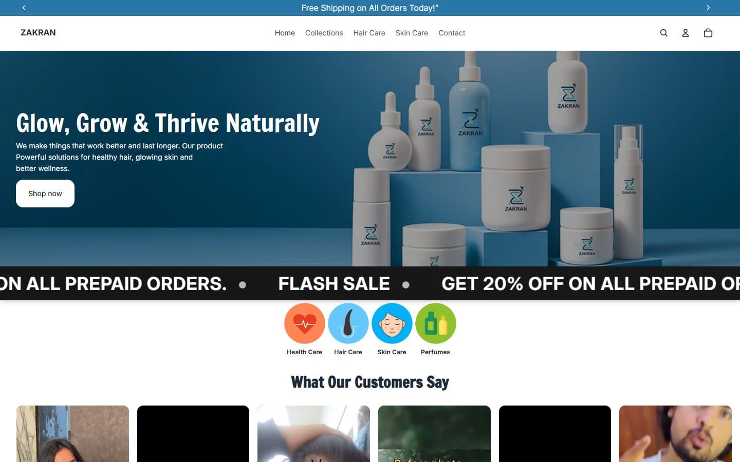 Homepage of Zakran (zakran.com)