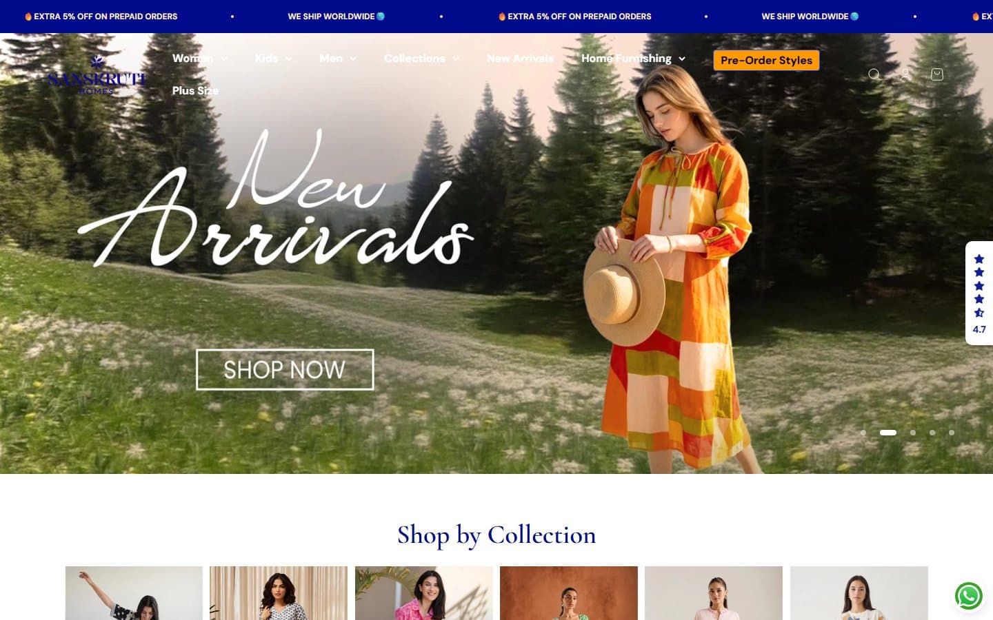 Homepage of Sanskruti Homes (www.sanskrutihomes.in)