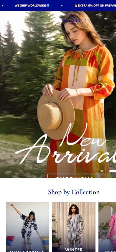 Homepage of Sanskruti Homes (www.sanskrutihomes.in)