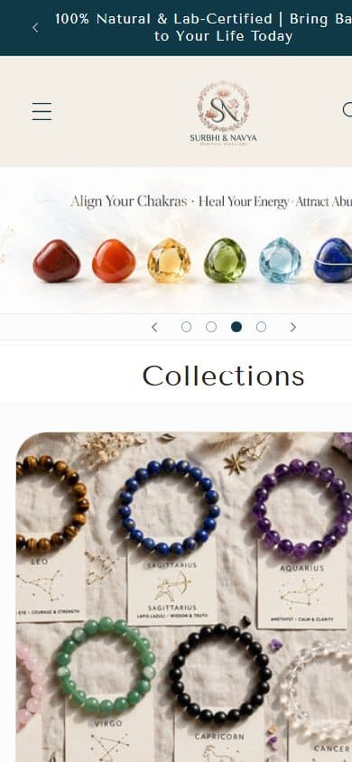 Homepage of SN Aastha (snaastha.myshopify.com)
